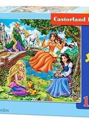 Kmb-018383 пазлы 180 элементов принцессы в саду тм castorland