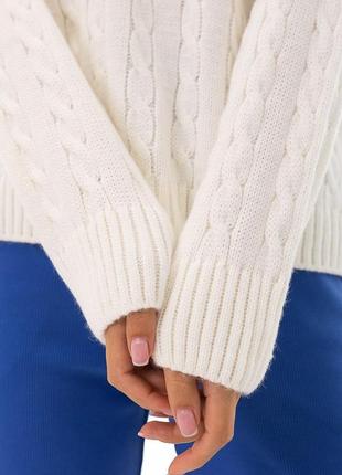Вязаный пуловер с вышитым сердечком 44-52 р.💝💓💔9 фото
