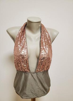 Шикарный брендовый слитный купальник