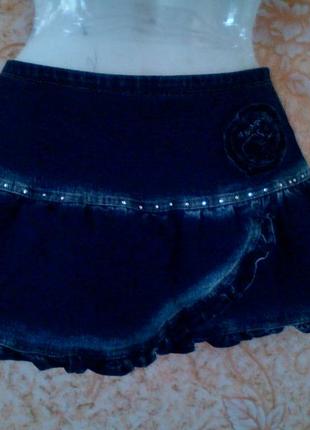 Юбка джинсовая