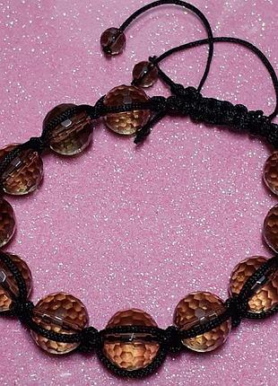 Браслет- шамбала из натурального камня)))акция весна💙💛