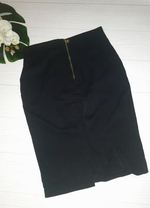 Черная юбка-карандаш р.l2 фото