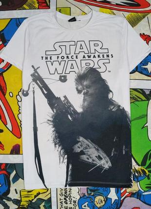 Футболка с принтом чубакка chewbacca star wars