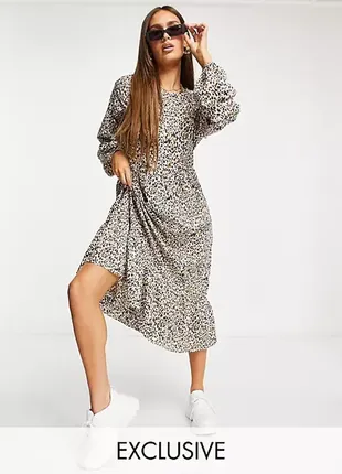 Missguided  12 p легка непрозора сукня міді