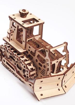 Дерев'яний конструктор "push dozer" time for machine t4m380307