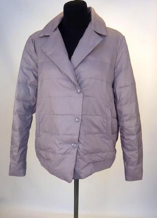 Крутая куртка-пиджак zilanliya 19082 лиловый