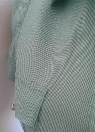 Офісні сорочка ніжно зелена3 фото