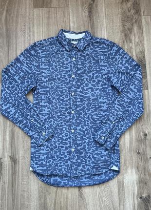 Сорочка wood wood west street indigo animal print