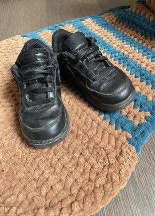Nike air force черные кроссовки кожа3 фото