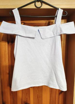 Блузка топ майка на брителях оригинальная британского бренда m&amp;c