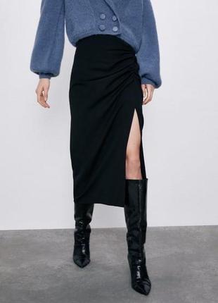Zara нарядная юбка