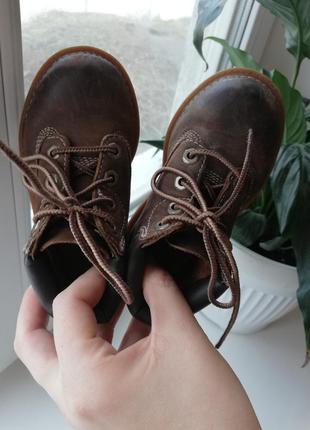 Брендовые ботинки 100% кожа timberlend оригинал3 фото