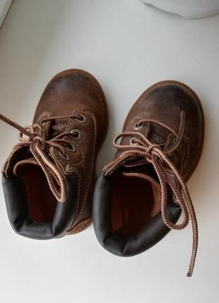 Брендовые ботинки 100% кожа timberlend оригинал4 фото