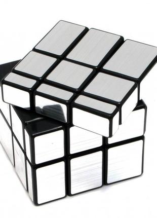Головоломка "зеркальний куб" "срібло" (6х6х6 см)1 фото