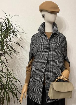 Вовна,бавовна,кейп в клітинку,primark,