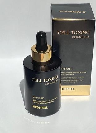 Сыворотка для лица cell toxing dermajours ampoule medi-peel 100ml1 фото