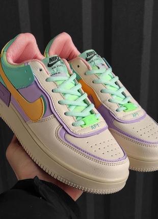 Nike air force 1 shadow white/purple