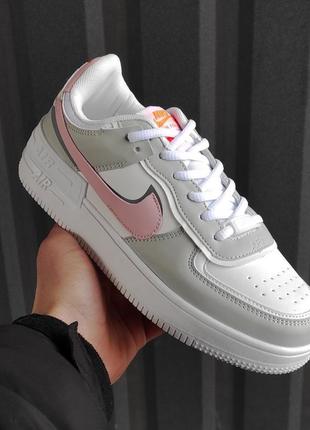 Кроссовки nike air force 1 shadow white/grey