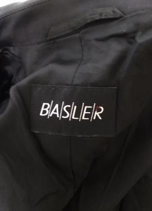 Новый пиджак блейзер черный бархат/велюр 'basler' 48р7 фото