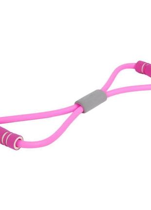 Резинка эспандер для фитнеса, цвет розовый (легкий уровень нагрузки)