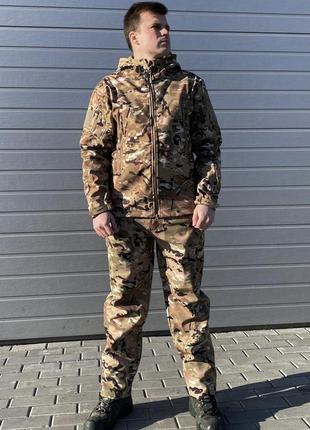 Костюм военный alpine crown softshell multicam