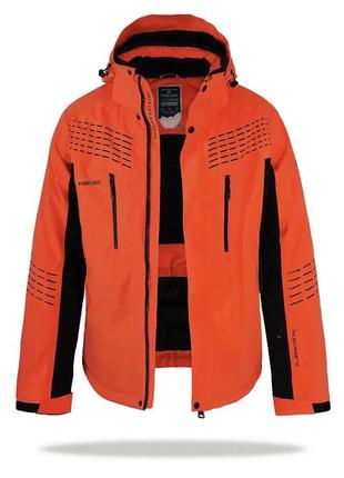 Горнолыжная мужская куртка freever wf 21681 оранжевая