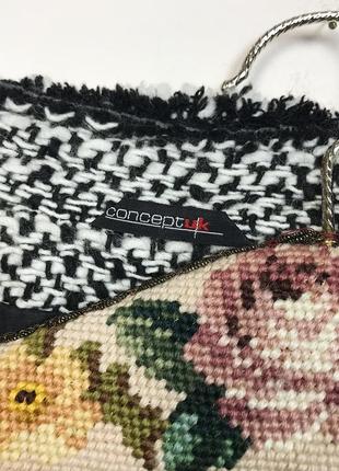 Твідовий вінтажний шерстяний жакет у стилі chanel вінтаж4 фото