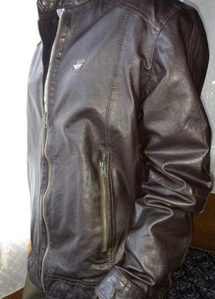 Кожаная куртка superdry 3