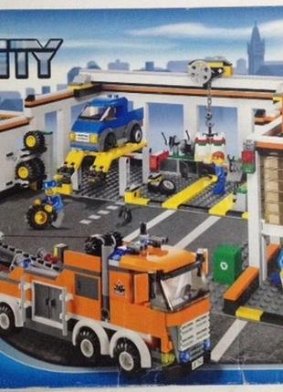 Конструктор lego city станция тех. обслуживания (7642). оригинал.