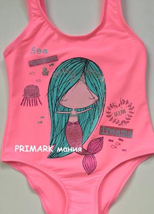 Совместный купальник для девочки (1.5 -8 лет) primark3 фото