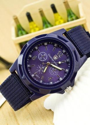 Мужские наручные армейские часы gemius army синие1 фото