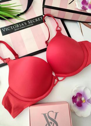 Victoria's secret original 34a 75a bombshell бюстгальтер з подвійним пуш ап3 фото