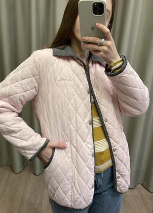 Куртка стеганая розовая1 фото