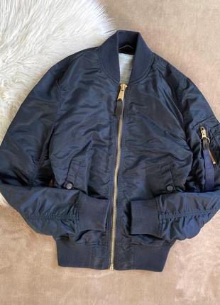 Женская легкая куртка ветровка бомбер alpha industries