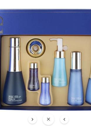 Преміальний набор зволожувальної лінії sum37 water-full basic skincare special set