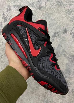 Кросівки nike kd 15 black university red1 фото