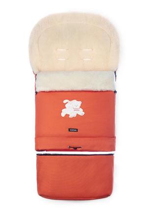 Конверт, спальный мешок для детей на овчине multi arctic № 20 exluzive womar zaffiro оранжевый10 фото