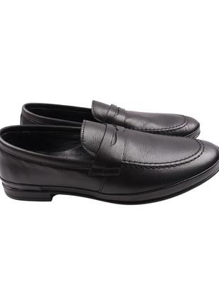 Туфли мужские ridge черные натуральная кожа, 44