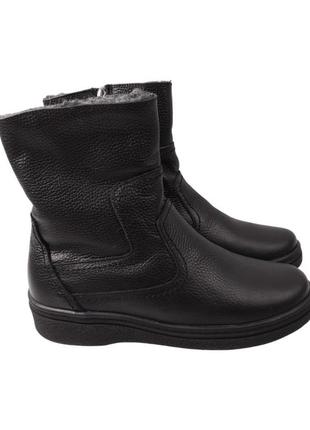 Черевики чоловічі konors чорні натуральна шкіра, 43