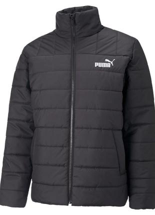 Куртка мужская puma ess+ padded jacket черного цвета1 фото