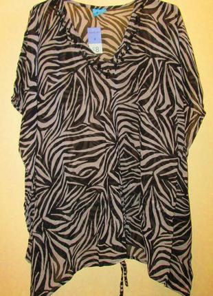 Красивая легкая туника блуза matalan размер 8-10