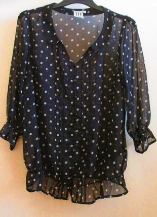 Розпродаж легка легка блуза next в горошок розмір 8-10
