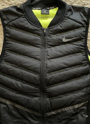 Жилетка nike running aeroloft 800 packable, оригинал, размер м10 фото