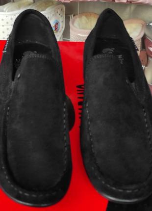 Чорні замшеві туфлі для хлопчика підліткові3 фото
