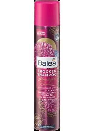 Сухий шампунь для волосся з квітковим ароматом balea trocken shampoo moonlight flowers 200мл (німеччина)
