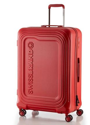 Дорожный чемодан swissbrand london (m) red (swb_lhlon201m)