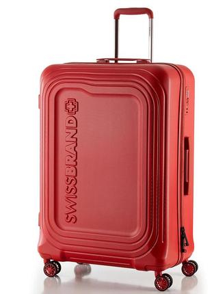 Дорожный чемодан swissbrand london (l) red (swb_lhlon201l)