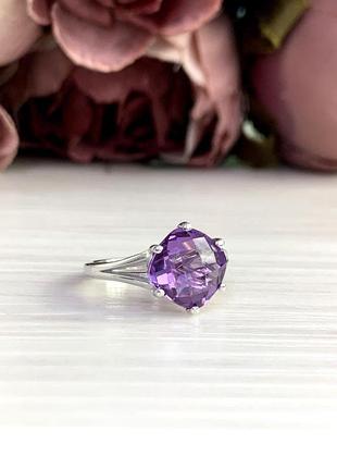 Срібне кільце з александритом 4.34ct (2050148) 17 розмір2 фото