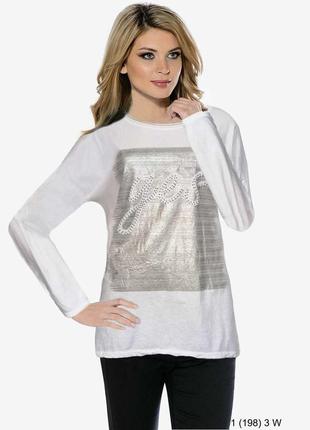 Стильна жіноча блуза. молодіжна футболка з довгим рукавом. жіночий лонгслив. 1 (198) 3 w