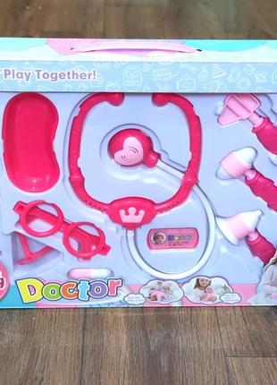 Великий набір лікаря для дівчинки, світло,звуки3 фото
